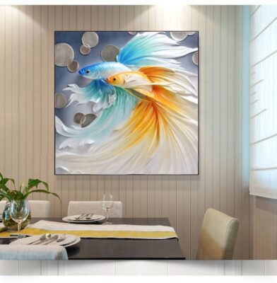 phù điêu cá xiêm